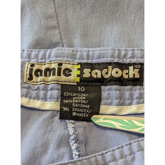 Jamie Sadock Womens Golf Capri Pants Size 10 Lilac Purple Stretch Zip Pockets - Picture 4 of 5